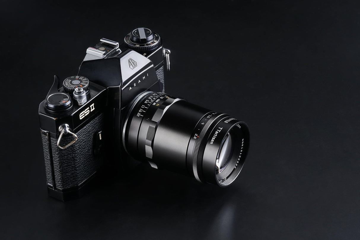 TTArtisan Lente de Cuerpo de Metal F2.8 (Bubble Bokeh) de 100 mm Compatible con Montura M42, Color Negro