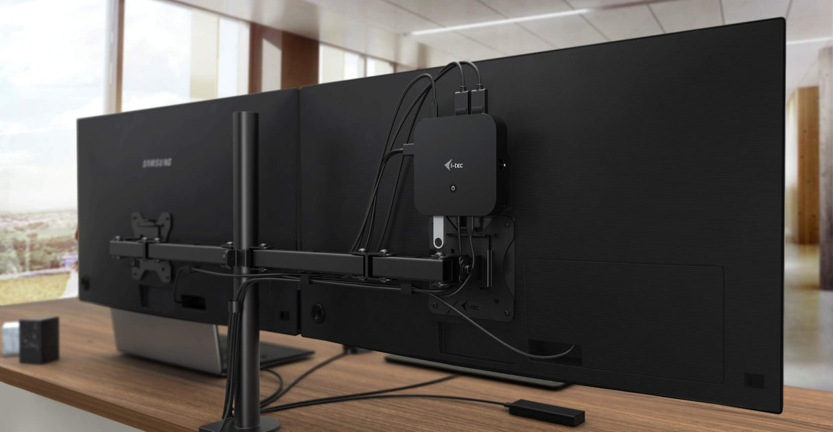 i-tec Estación de acoplamiento USB-C 2 x 4K - 2 x DisplayPort 1 x USB-C 3 x USB 3.0 2 x USB 2.0 1 x GLAN 1 x audio/micrófono