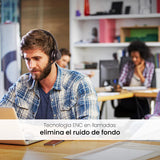 SPC Dreamer 2 Pro – Auriculares inalámbricos Bluetooth | 50h batería | Cancelación de Ruido (ENC) | Doble conexión simultánea | Google Fast Pair | Micrófono Integrado | Compatibles con Teams, Negro