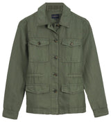 Caroll VK004-GRACEB Chaqueta Sahariana, Verde Caqui, 42 para Mujer