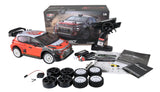 Amewi Hyper Go Citroen C3 WRC Rallye/Drift 4WD 1:14 sin escobillas con giroscopio 45 km/h RTR, Color Negro y Rojo