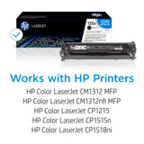 HP Cb540a, Cartucho De Tóner Default Category, Negro (Black), NORMAL