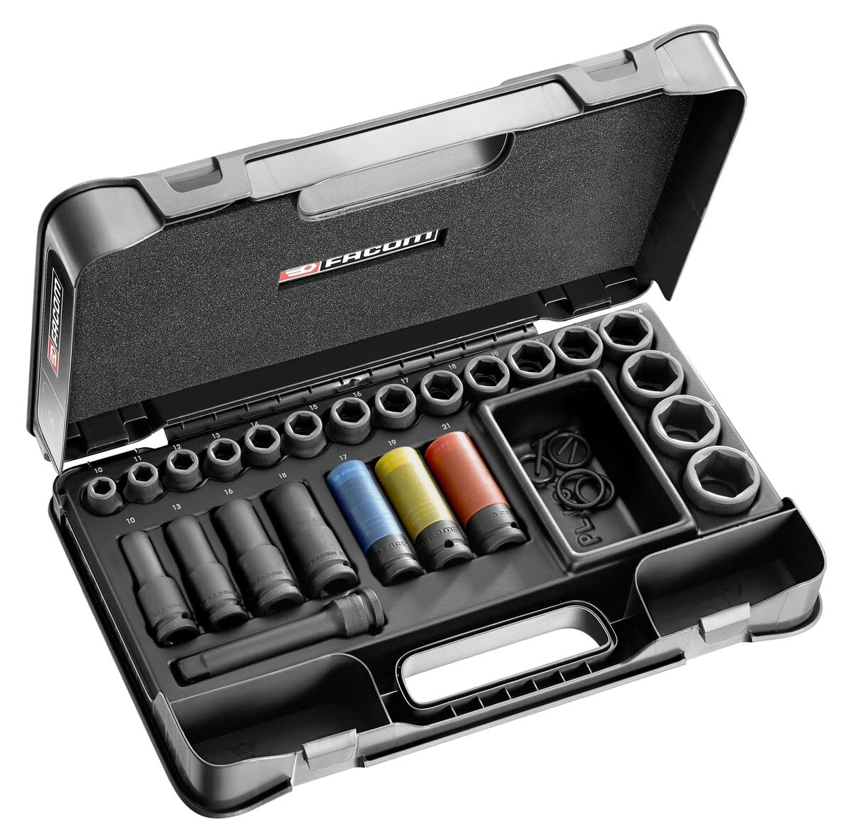 Facom - ESTUCHE VASO 1/2 IMPACTO 6P 10-32MM