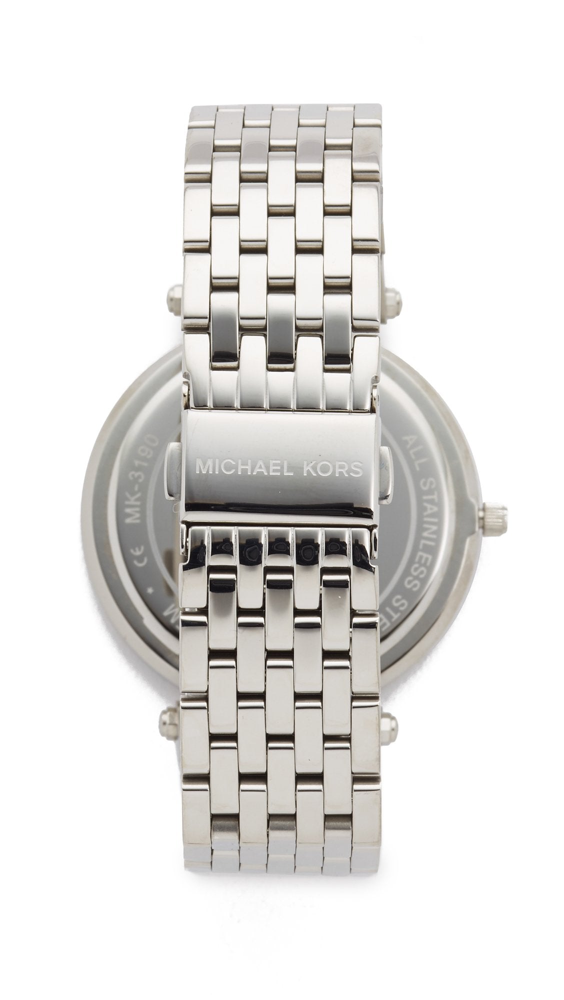 Michael Kors - Reloj Darci analógico de Cuarzo con Correa de Acero Inoxidable en Tono Plateado para Mujer MK3190