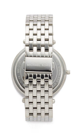 Michael Kors - Reloj Darci analógico de Cuarzo con Correa de Acero Inoxidable en Tono Plateado para Mujer MK3190