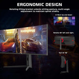 Twisted Minds Monitor para Gaming, Pantalla de 49 Pulgadas Fast IPS - Resolución 5120 x 2880 FHD, frecuencia actualización 75 Hz, relación Aspecto 16:9, Tiempo Respuesta 1 ms - Negro (TM492K75IPS)