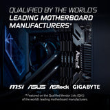 Kingston Fury Renegade DDR5 Silver/Black XMP 32GB 6400MT/s CL32 DIMM Desktop Gaming Memory (Kit of 2) - KF564C32RSK2-32