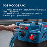 Bosch Professional aspirador universal GAS 400 A (1200 W, limpieza automática del filtro (AFC), con filtro principal, manguera, adaptador PT, tubo curvado, 2 bolsas de recogida de polvo)