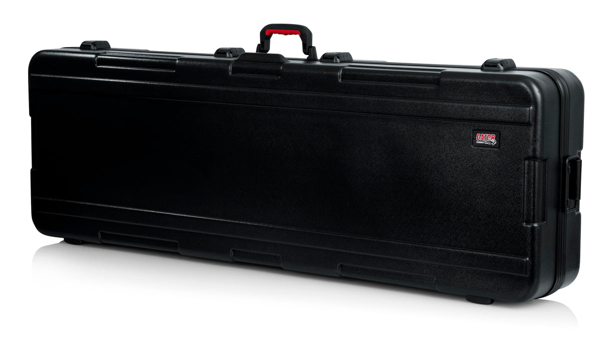 Gator Cases Frequent Flyer TSA - Estuche para teclado de polietileno moldeado ATA con ruedas para teclados extraprofundos de 88 notas (GTSA-KEY88D)