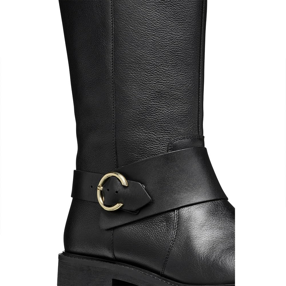 Geox D Hoara A, Botas de Moda Mujer, Negro, 39 EU