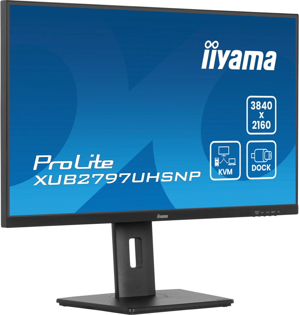 iiyama ProLite XUB2797UHSNP-B1 27" IPS 4K 100Hz USB-C DOCK 96W Altavoces Altura Ajustable (5 Años Garantía)