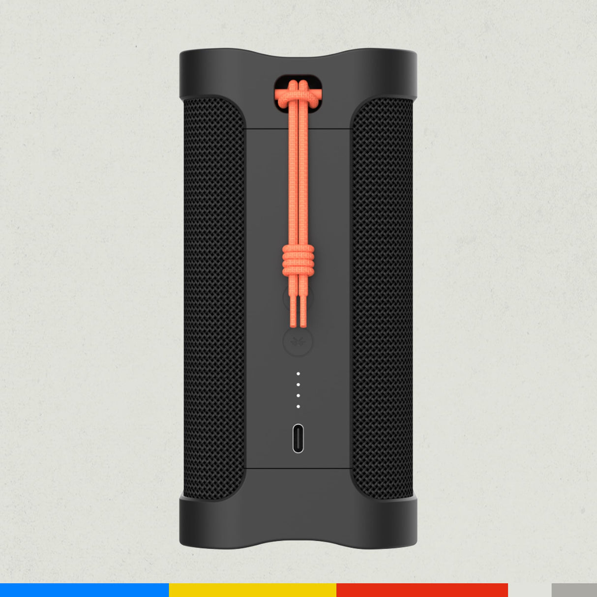 Skullcandy Terrain Altavoz Portátil Inalámbrico con Bluetooth, Impermeabilidad IPX7, 14 Horas de Batería, True Wireless Stereo y Correa Integrada para Viajes y Uso en Exteriores - Negro