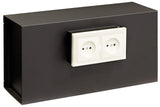 ARREGUI Socket 23000W-S1 Caja fuerte camuflada tras placa de enchufes | Caja fuerte empotrable en pared | Caja de seguridad camuflada | Caja fuerte invisible | 20x40x13 cm | 9 L