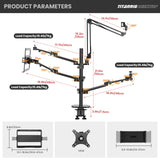 TARION Soporte Camara Mesa Brazo: Soporte para Camara de Escritorio Flexible Overhead Camera Mount Rig Fotografia con Brazo Articulado para Luz de Anillo Micrófono Video Titanrig(Conjunto de Mesa)