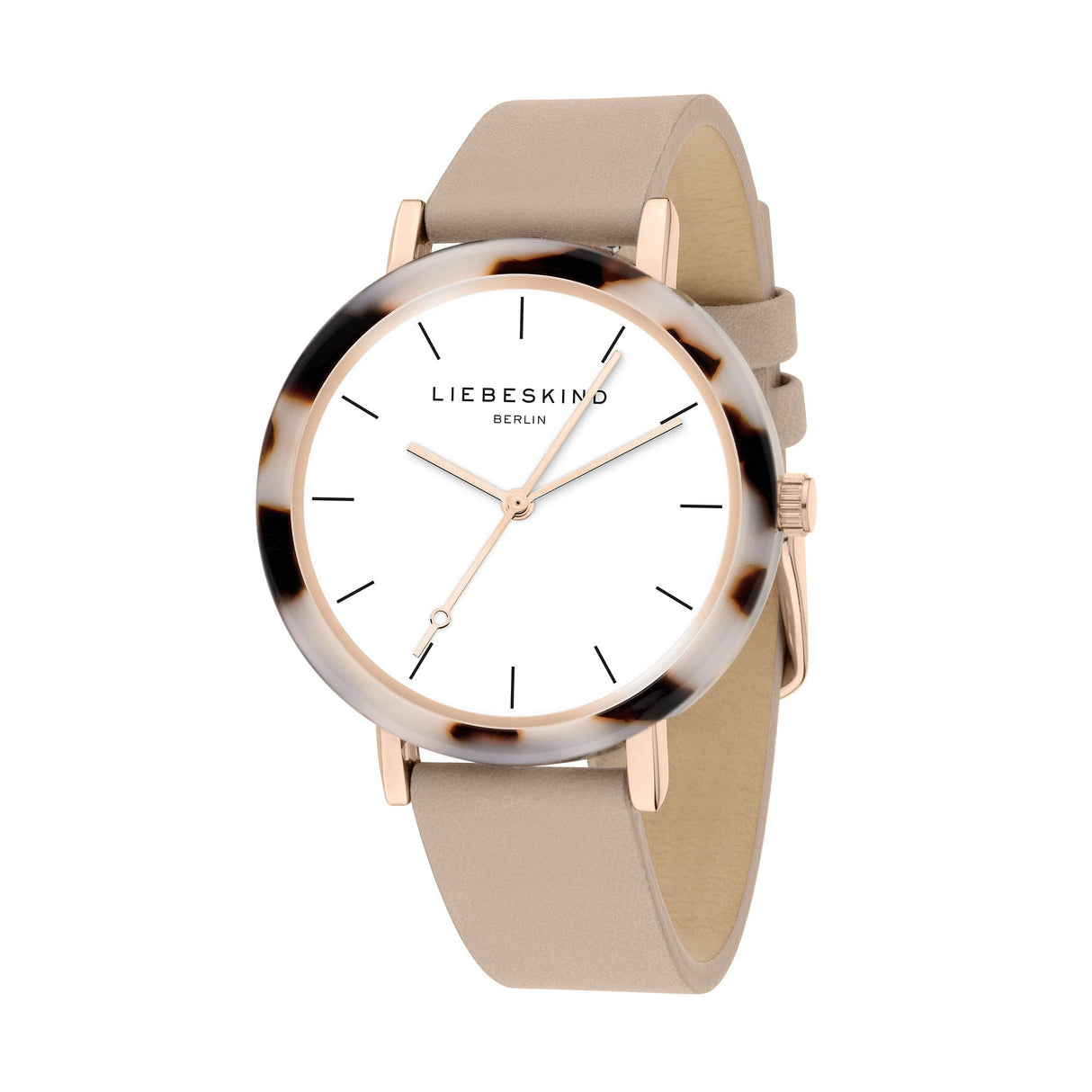 Liebeskind LT-0183-LQ, Reloj Mujeres, Beige, 37 mm