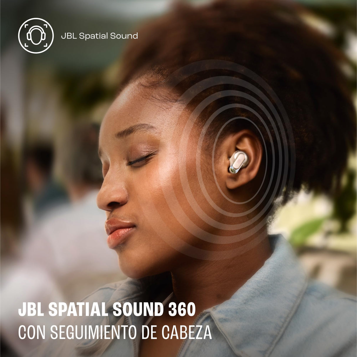 JBL Tour Pro 3, Earbuds inalámbricos True Wireless, estuche de carga inteligente, 40 h de autonomía, Bluetooth, cancelación de ruido adaptativa, JBL Spatial 360 Sound y seguimiento de cabeza, latte