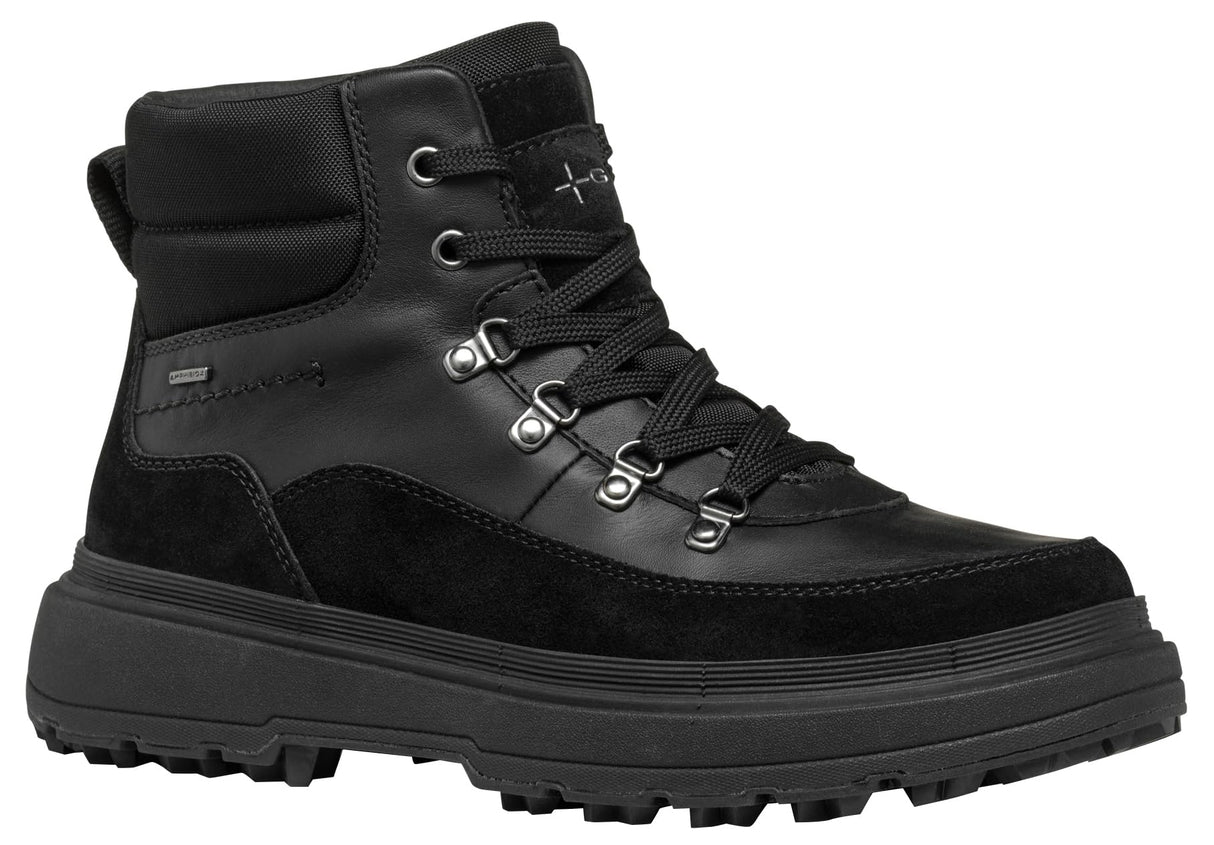 Geox D Lamidie + Grip ABX, Bota de Tobillo Mujer, Black, 37 EU