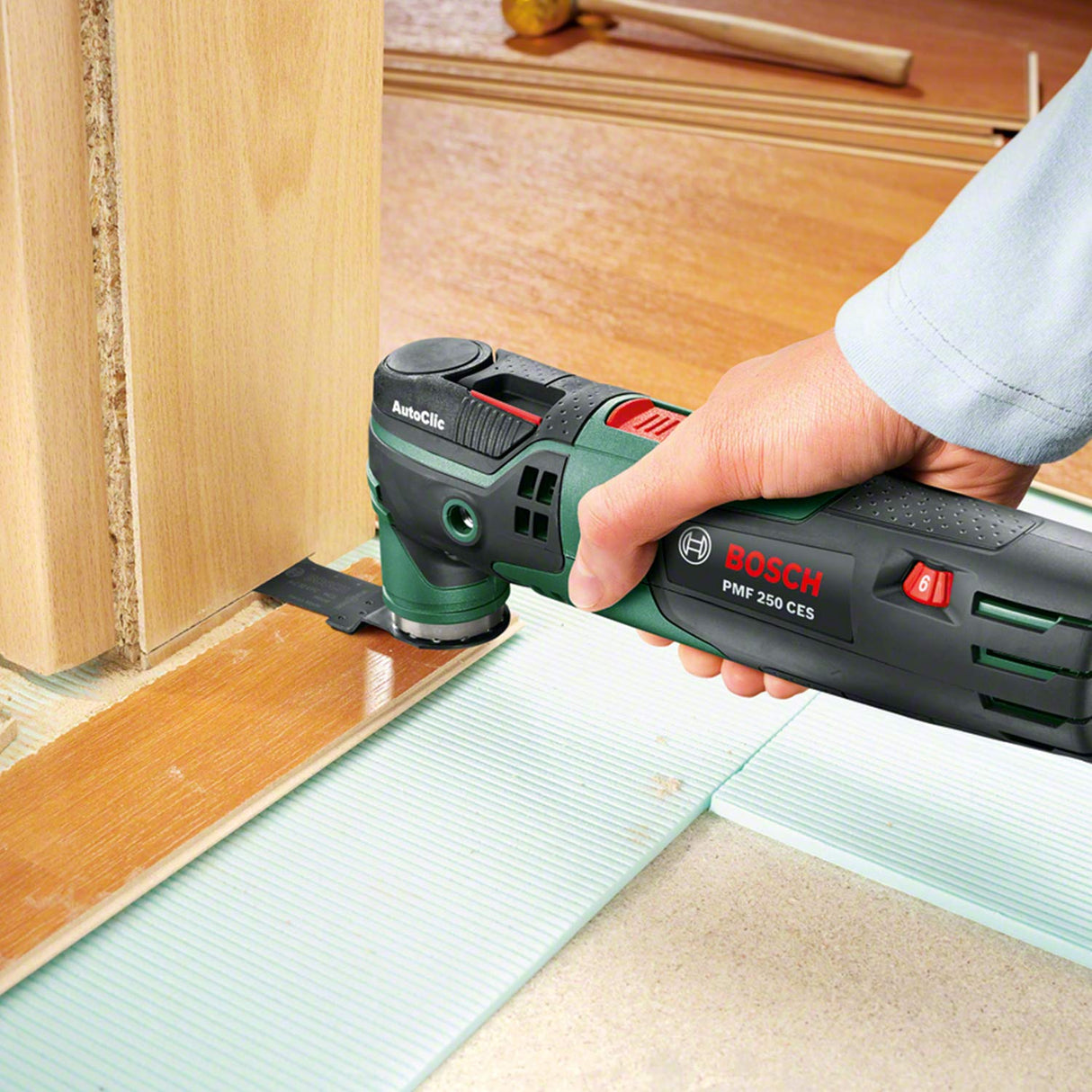 Bosch Multiherramienta PMF 250 CES 250 W, set universal de accesorios, en SystemBox, tamaño S - Amazon Edición