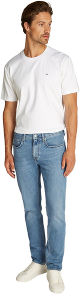 Tommy Hilfiger Vaqueros Hombre Denton Straight Leg Fit, Azul (Mesa Blue), 30W/40L