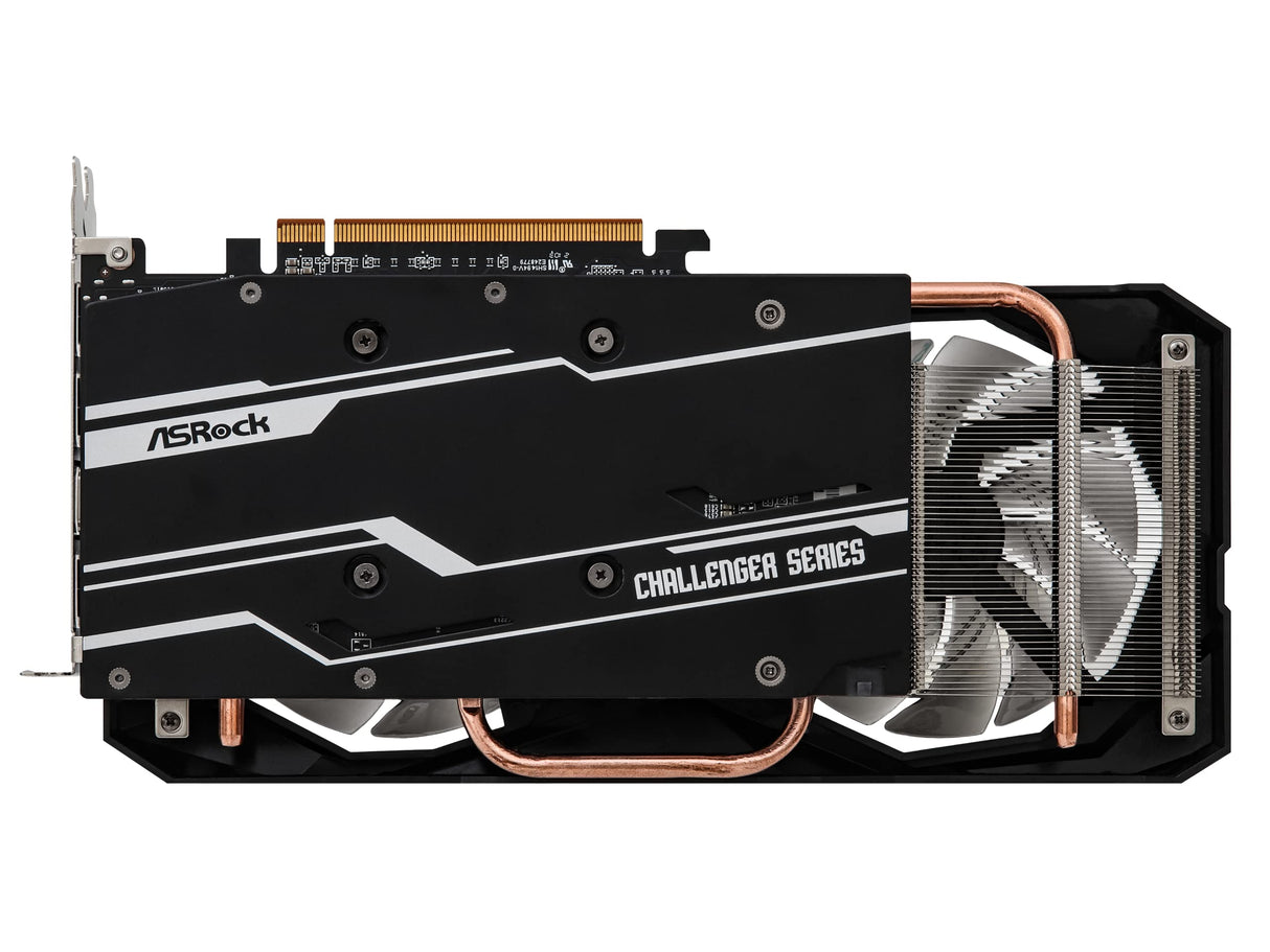 ASRock Tarjeta gráfica AMD Radeon RX 7600 Challenger 8GB OC GDDR6 DisplayPort HDMI 0dB Silent Cooling Graphics Card 128-bit 7680 x 4320 18 Gbps