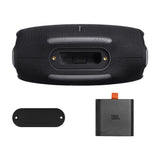 JBL Xtreme 4 Musikbox in Schwarz – Tragbare Bluetooth-Lautsprecher-Box mit tiefem Bass, KI-Sound-Boost und integrierter Powerbank – Wasserfest und staubfest – 24 Laufzeit, UK Stecker (Typ G)