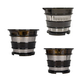 Bio Chef Atlas Whole Slow Juicer Pro – Extractor de zumos, 350W, 40 RPM, Licuadora Prensado en Frío. Garantía de por Vida en el Motor. (Plata)