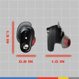 Skullcandy Auriculares inalámbricos Method 360 ANC Sonido Bose, audífonos Bluetooth, cancelación de Ruido, 40 Horas de autonomía, Resistentes al Sudor y Agua, micrófono para iPhone y Android - Hueso