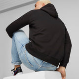 PUMA BMW M Motorsport Essentials - Sudadera con Capucha para Hombre, de Forro Polar, Negro, X-Large