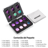 NEEWER Juego de filtros compatibles con dji Mini 4 Pro, 14 Unidades, Filtro ND polarizado, ND8 ND16 ND32 ND64 ND128 ND256 ND1000 ND8/PL ND16/PL ND32/PL ND64/PL Black Diffusion 1/4 Inch quinamento
