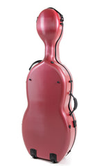 Gewa PS353127 Estuche Cello Policarbonato 4.6, 4/4 Rojo Rolly