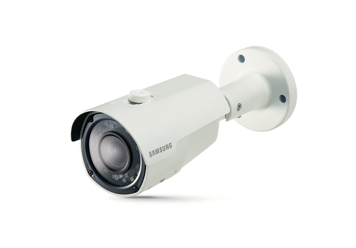 Samsung - SDH-B73043BFP - Kit de Video vigilancia con Grabador 4 Canales y 4 cámaras, Color Blanco