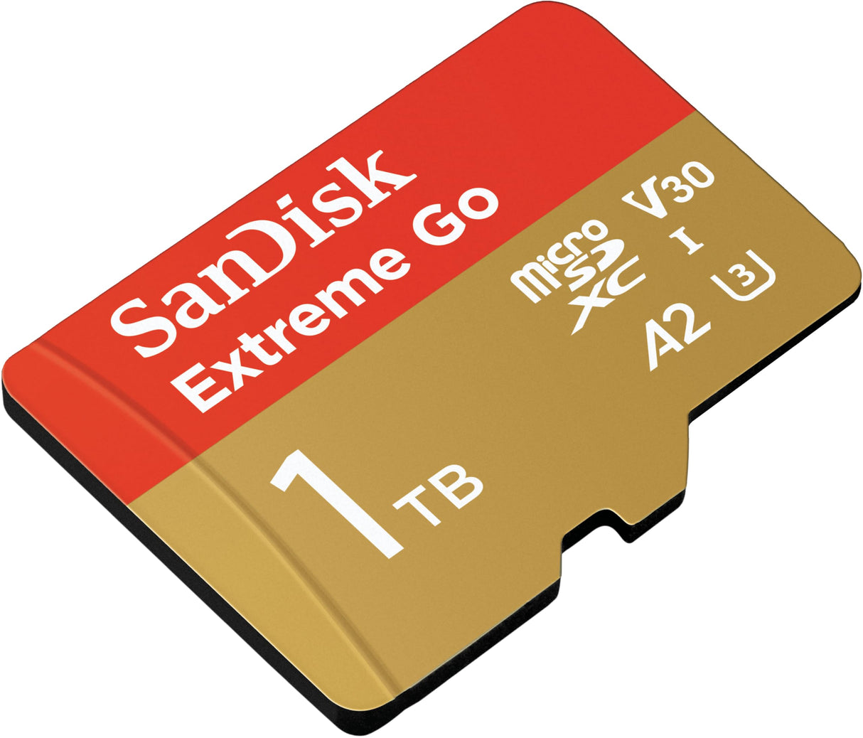 SanDisk 1TB Extreme Go Tarjeta Micro SD + Adaptador SD (para Smartphones y tabletas Android, Action Cams, Drones, UHS-I, hasta 200 MB/s, 5k, 4K UHD, V30, Rescue Pro Deluxe, Class 10, U3) para Amazon