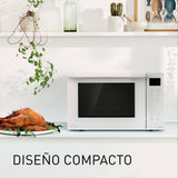 Panasonic NN-DF37PWEPG Horno Microondas y Grill, 1000W, 23L, Inverter, Modo Eco Combi, Plato no Giratorio, 16 Programas Automáticos, Bandeja Esmaltada, Rejilla Alambre, Fácil Limpieza, Blanco