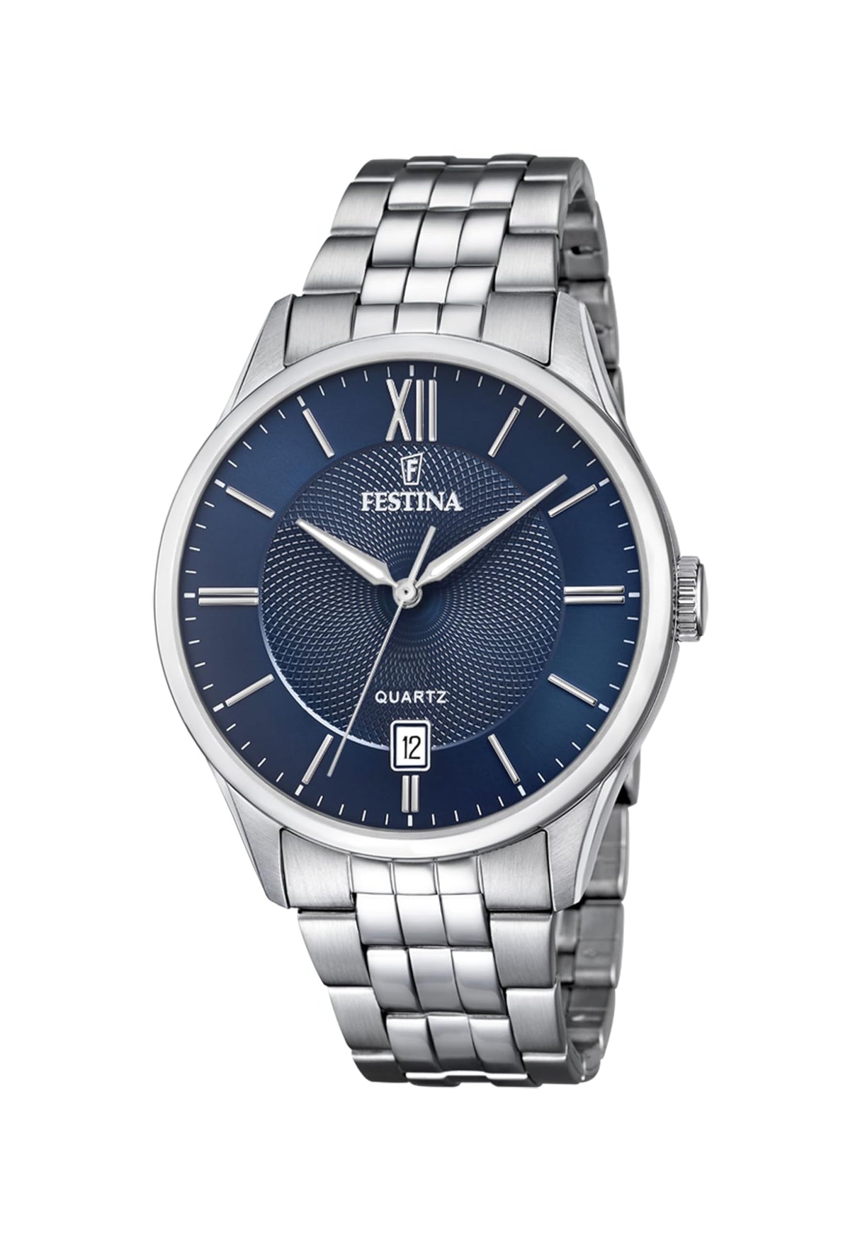 Festina Reloj Hombre F20425/2 Acero Clasico Caja de Acero Inoxidable 316l Plateado Correa de Acero Inoxidable 316l Plateado