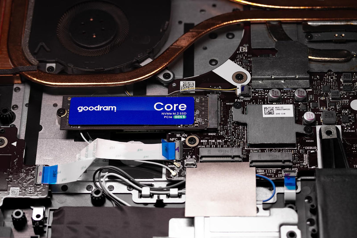 GoodRam - SSD 1000 GB - SSD Interno - Almacenamiento de Datos - Unidad SSD Interna para Ordenadores y Portátiles, PCIe 5.0x4, Lectura 10 200 MB/s, Transferencia máx. 8400 MB/s, Core Azul
