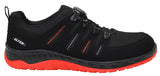 ELTEN Maddox Boa Negro-Rojo Low ESD S3S, Zapatos de Seguridad para Mujer+Hombre, Ligero, Puntera de Acero, Material Superior: Textil, Forro Interior: Textil (Transpirable), Talla 41
