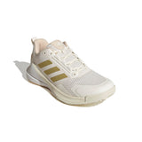 adidas Mujer Novaflight 2 Indoor Shoes, Off White/Gold Met./Crystal Sand, 38 EU