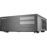 Silverstone SST-GD08B - Grandia HTPC ATX Carcasa de Ordenador, Rendimiento silencioso con Alto Flujo de Aire, Negro