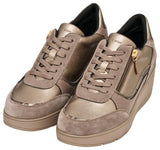 Geox D Ilde, Zapatillas Mujer, Beige, 39 EU