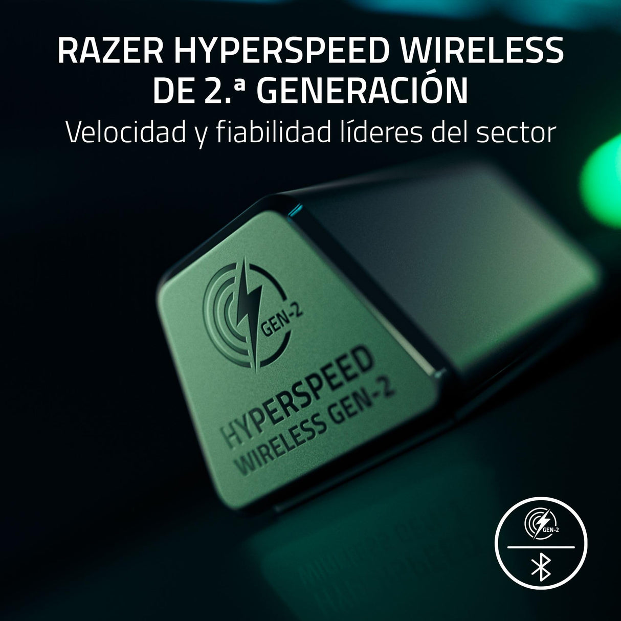 Razer BlackShark V3 Xbox S|X - Auriculares inalámbricos para Deportes electrónicos - Controlador Triforce de 50mm - Micrófono de Desmontable - HyperSpeed 2,4 GHz y Bluetooth - Xbox/PC | Negro