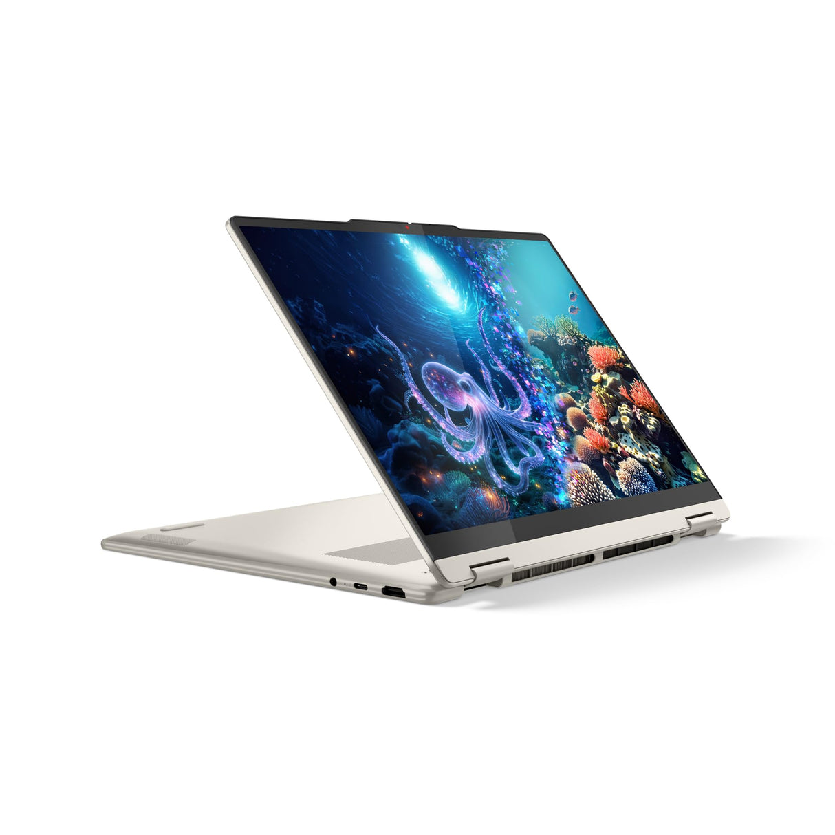 Lenovo Yoga 7 2-in-1 Gen 10 – Ordenador Portátil IA Convertible Táctil 14" OLED (Intel Core Ultra 5 226V, 16 GB RAM, 1 TB SSD, Wi-Fi 7, Win 11 Home, Copilot+ PC) Teclado QWERTY Español - Seashell