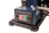 FERM Lijadora de banda - 350W - 150mm - Incluye 2 bandas de lijado (P80 y P120) y 2 discos de lijado (P80 y P120)