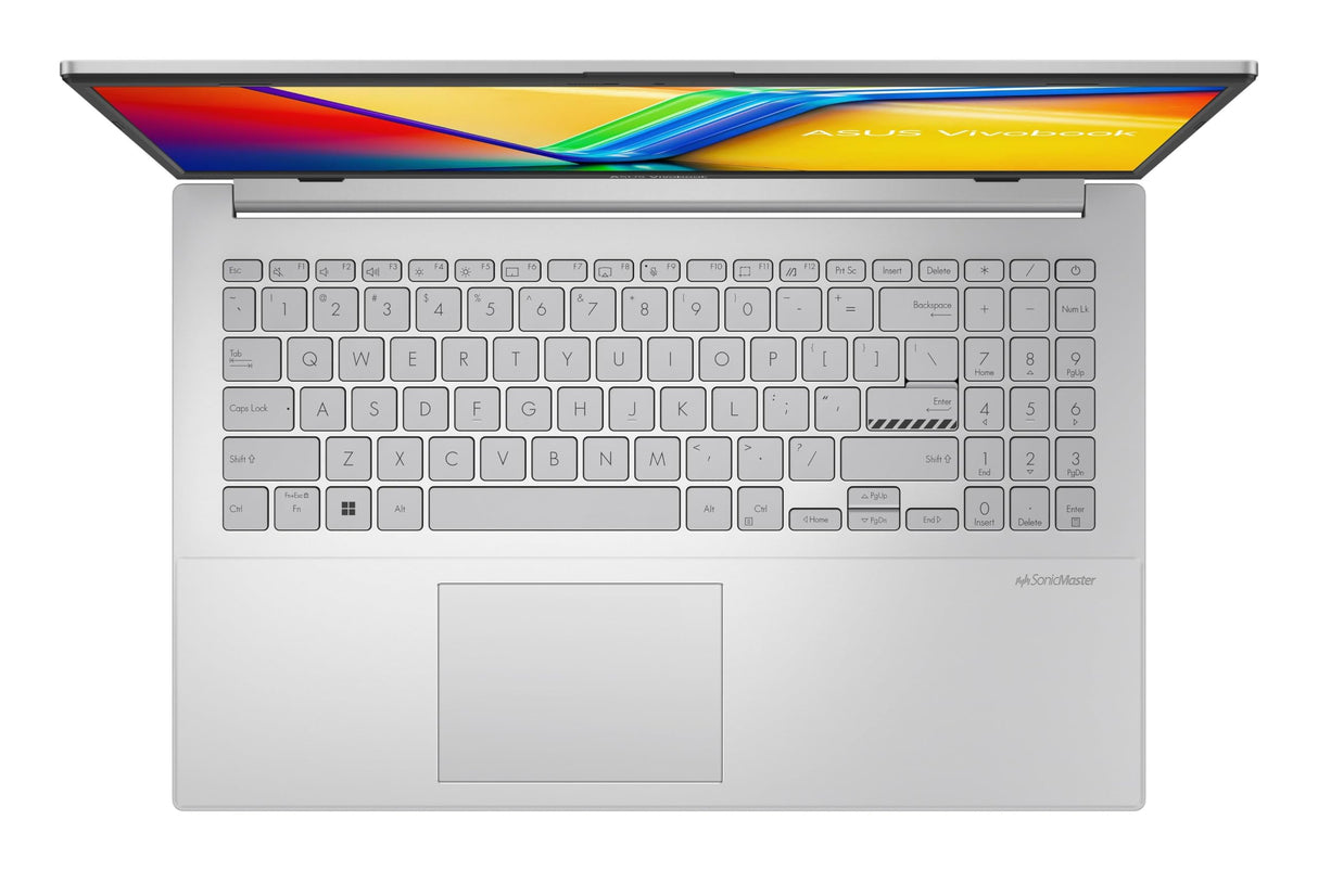 ASUS Vivobook Go 15 OLED E1504FA-BQ2451W - Ordenador Portátil 15.6" Full HD (AMD Ryzen 5 7520U, 16GB RAM, 512GB SSD, Radeon 610M, Windows 11 Home) Plata Fría - Teclado QWERTY español