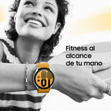 Samsung Galaxy Watch4 - Smartwatch, Control de Salud, Seguimiento Deportivo, Batería de Larga Duración, 40 mm, LTE, Color Plata (Version ES)