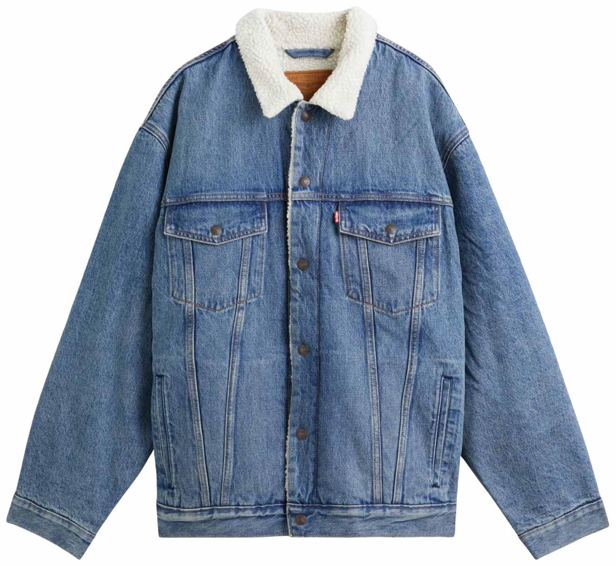 Levi's Big & Tall Sherpa Trucker, Jacket para Hombre, Fable, 3XL