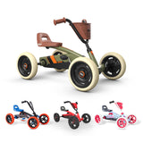 BERG Buzzy Retro Green Pedal Gokart, vehículo Infantil, Coche a Pedal, Kettcar a Partir de 2 años, Alta Seguridad y Estabilidad, vehículo de Pedales para niños