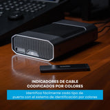 G-DRIVE Project 12TB, con ranura PRO-BLADE SSD Mag, Thunderbolt 3 (40Gbps), USB 3.2 Gen 2 (10Gbps), disco duro de clase empresarial a 7200 r. p. m., hasta 260 MB/s de velocidad de lectura
