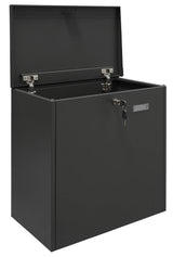 ARREGUI Bigpack Base EP2104 Individual de Paquetería Acero Grandes (Paquete Máximo: 46x45x24 cm) | Buzón para Compras Online | Negro | 50x51x31,5 cm