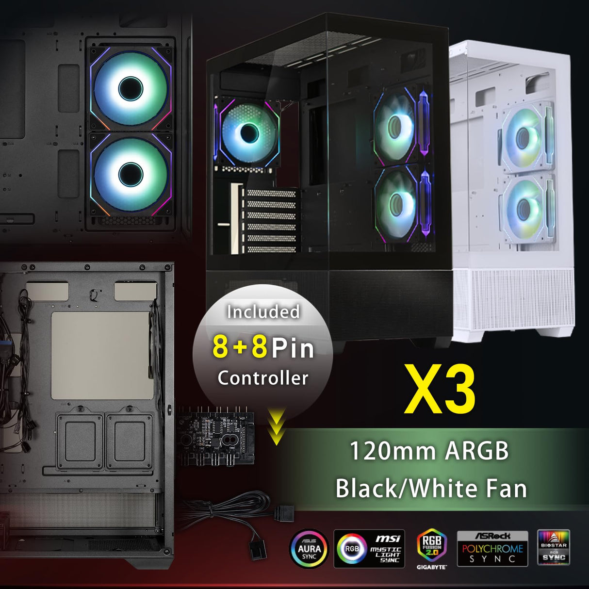 Caja del Ordenador Cube BitFenix CETO Basic Negro