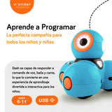 Wonder Workshop Dash Robot - Robots Inteligentes para Niños, juguete, Color azul